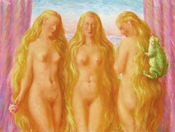 RENE MAGRITTE-Sea Of Flames
